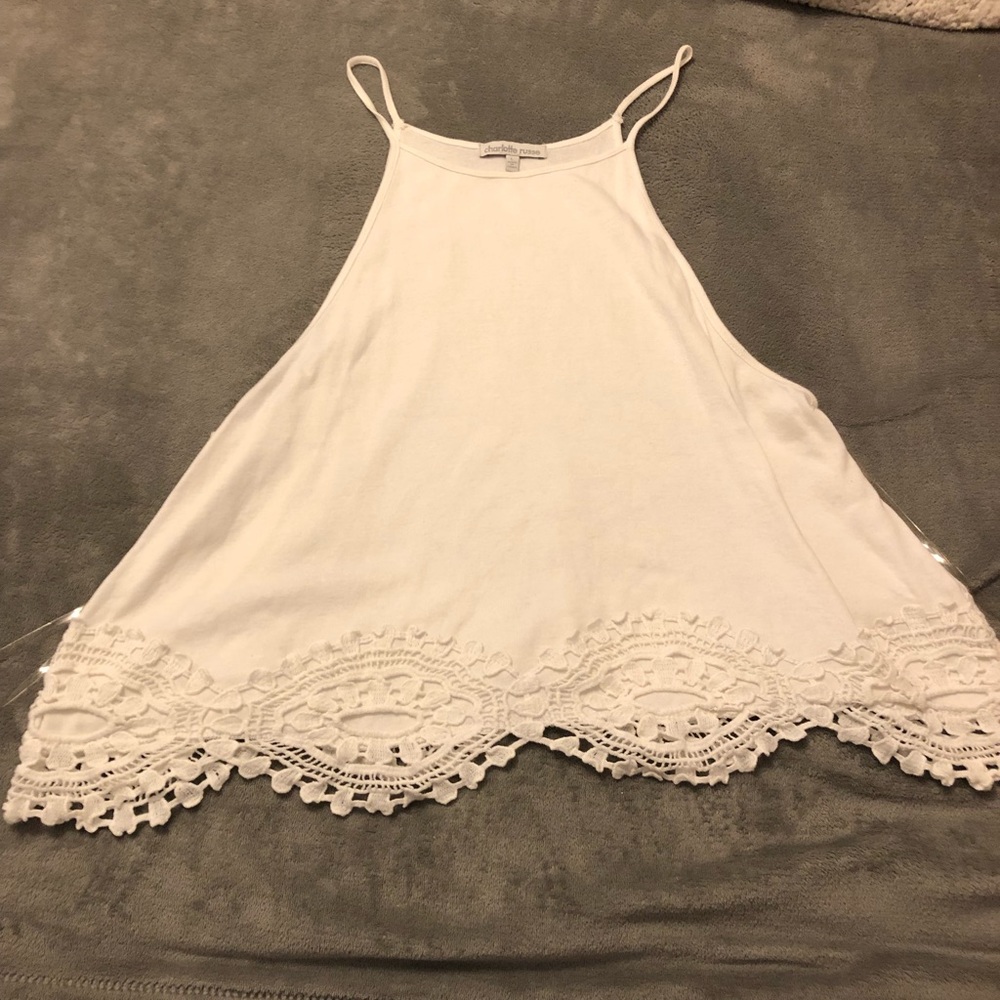 White tank top
